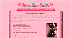 Desktop Screenshot of monalisaerotik.de